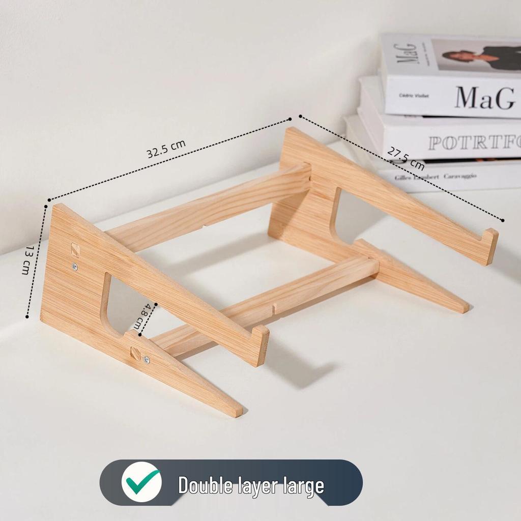 Adjustable Vertical Laptop Stand with Cooling and Storage
