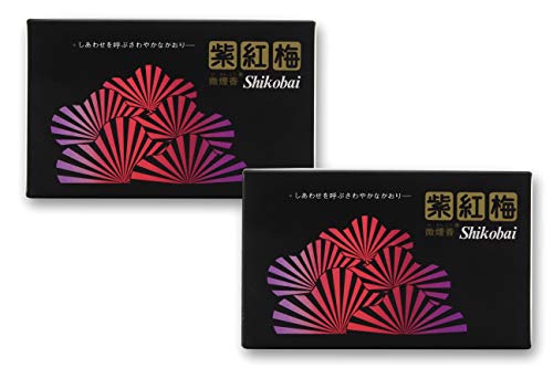 Purple Plum Incense Sticks, 2 Boxes, Floral and Oriental Scent, Low Smoke, Fragrance Sticks