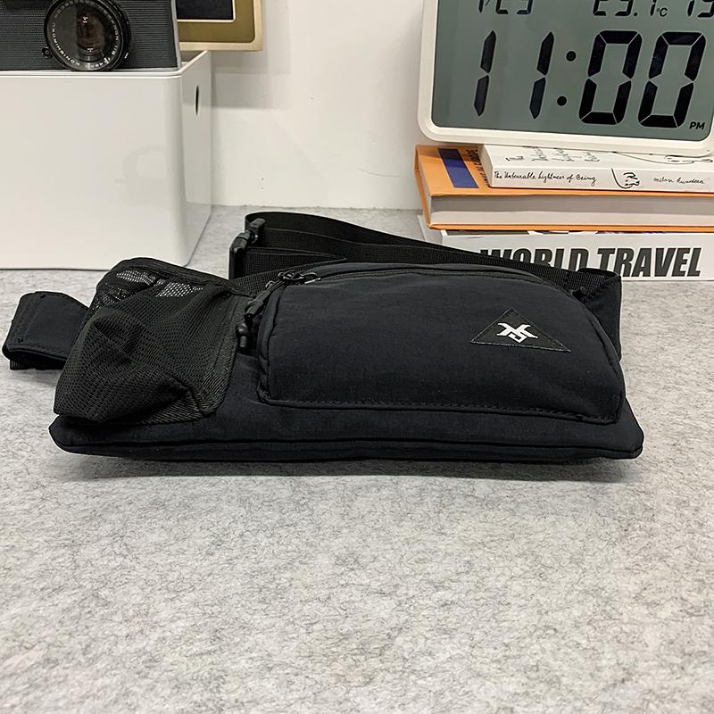 Men's Camping Shoulder Bag Outdoor Riding Hiking Mobile Phone Chest Bag Water Cup Bag