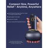 SoothingPulse Massager for Joint, Muscle, Neck, Shoulder, Back, Hands, Feet with Heat, Vibration (Blue)