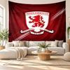 Middlesbrough Wandteppich, Wandbehang aus weichem Stoff, Dekorative Kulisse für Schlafzimmer Heimwandkunst