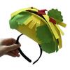 Friends Halloween French Fries Hat Funny Personalized Taco Hair Hoop Yellow Head Accessories Creative Pizza Hat Men