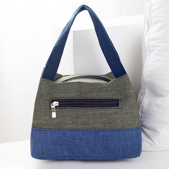 Lunch Bag Large Opening Design with Thickened Structure Oxford Carrier Large Capacity Lunch Bag for Office Students