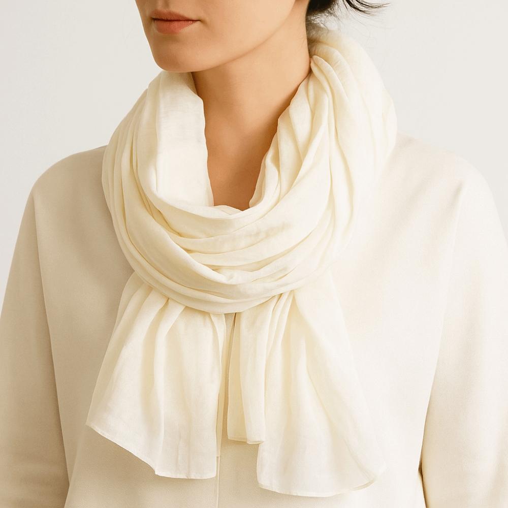 Long Plain Hijab Scarf Premium Modal Cotton Head Wraps Fashion Bamboo Modal Hijab For Women