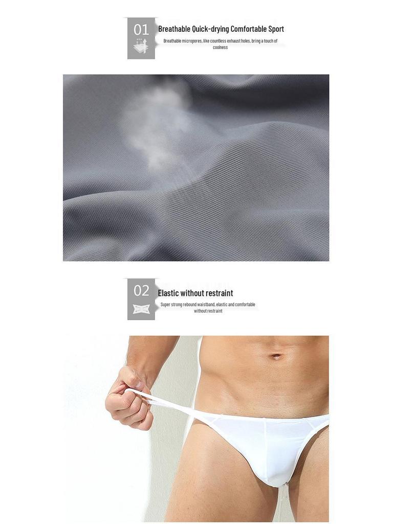 Men's European & American Sexy Double Thong T-Back Underwear