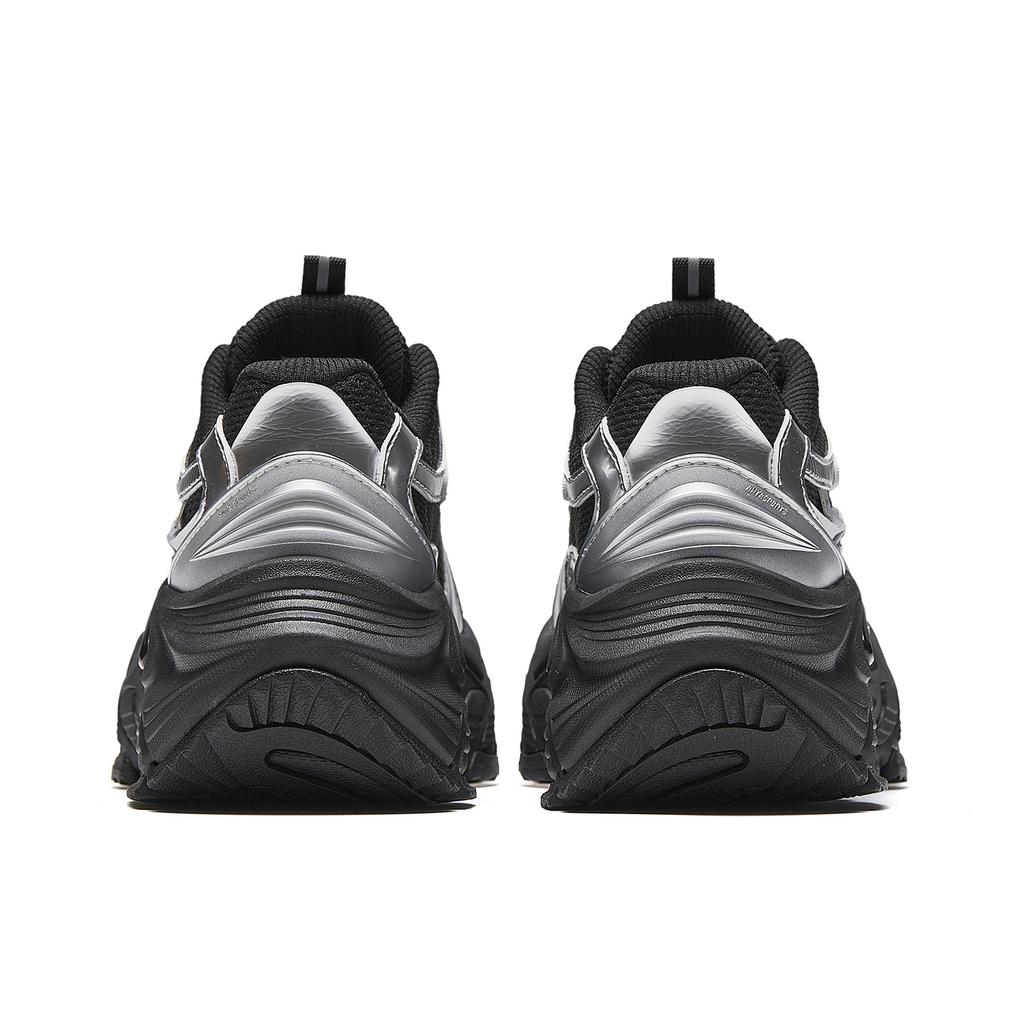 Anta Star Moon 3 Mecha Shoes Fashion Casual Women sneaker Black Silver 922548891-2