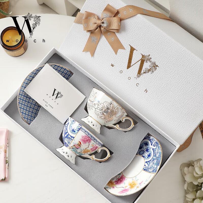 WOOCH Sunshine City Ceramic Cup & Saucer Gift Set