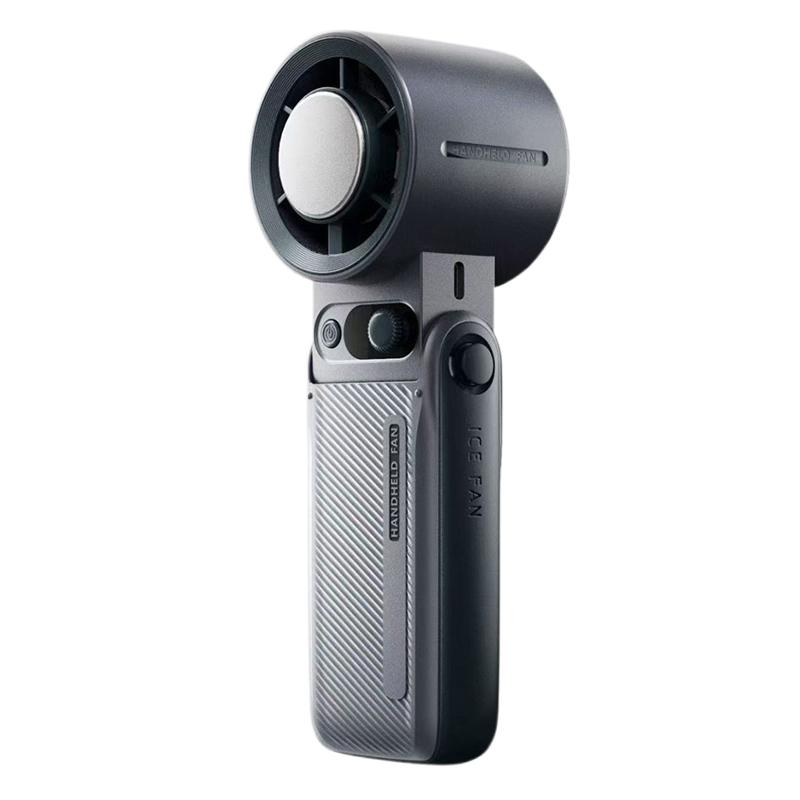 

2026 Portable Handheld fan Strong Wind 199 Gear Wind speed Digital Display Adjustable Turbo Portable Outdoor Handheld 8000mAh серый