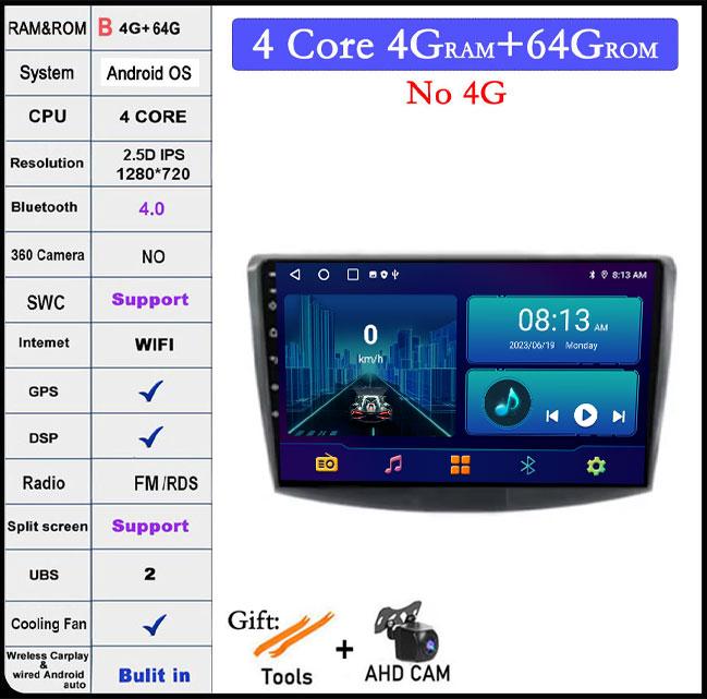 For Volkswagen VW Passat B6 B7 CC 2007-2016 Android 14 Car Radio Carplay Autoradio Player Stereo Video Multimedia GPS Navigation