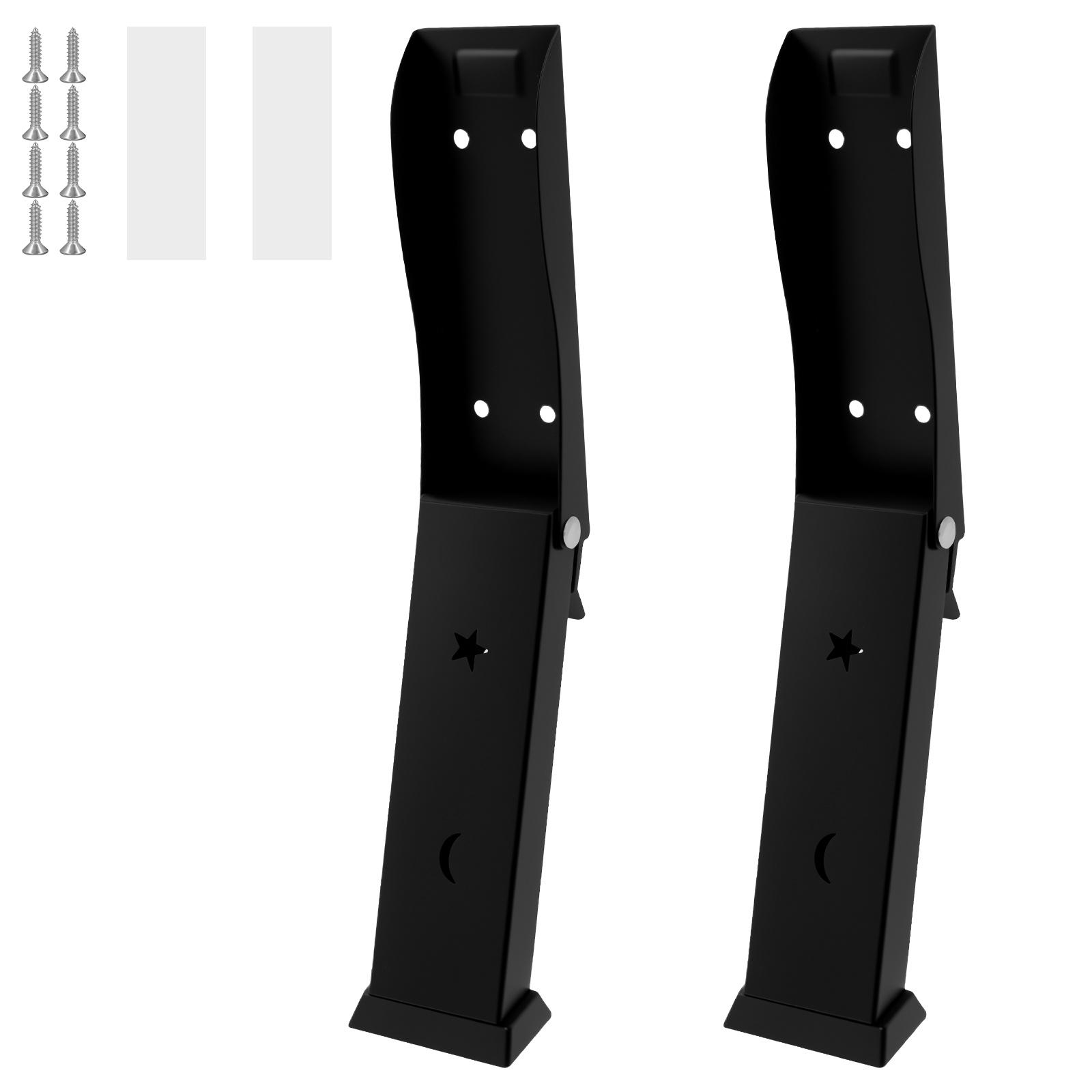 

2Pcs Door Stoppers Stainless Steel Practical Kick Down Door Stop door hardware Door close prevention Door stop door closer