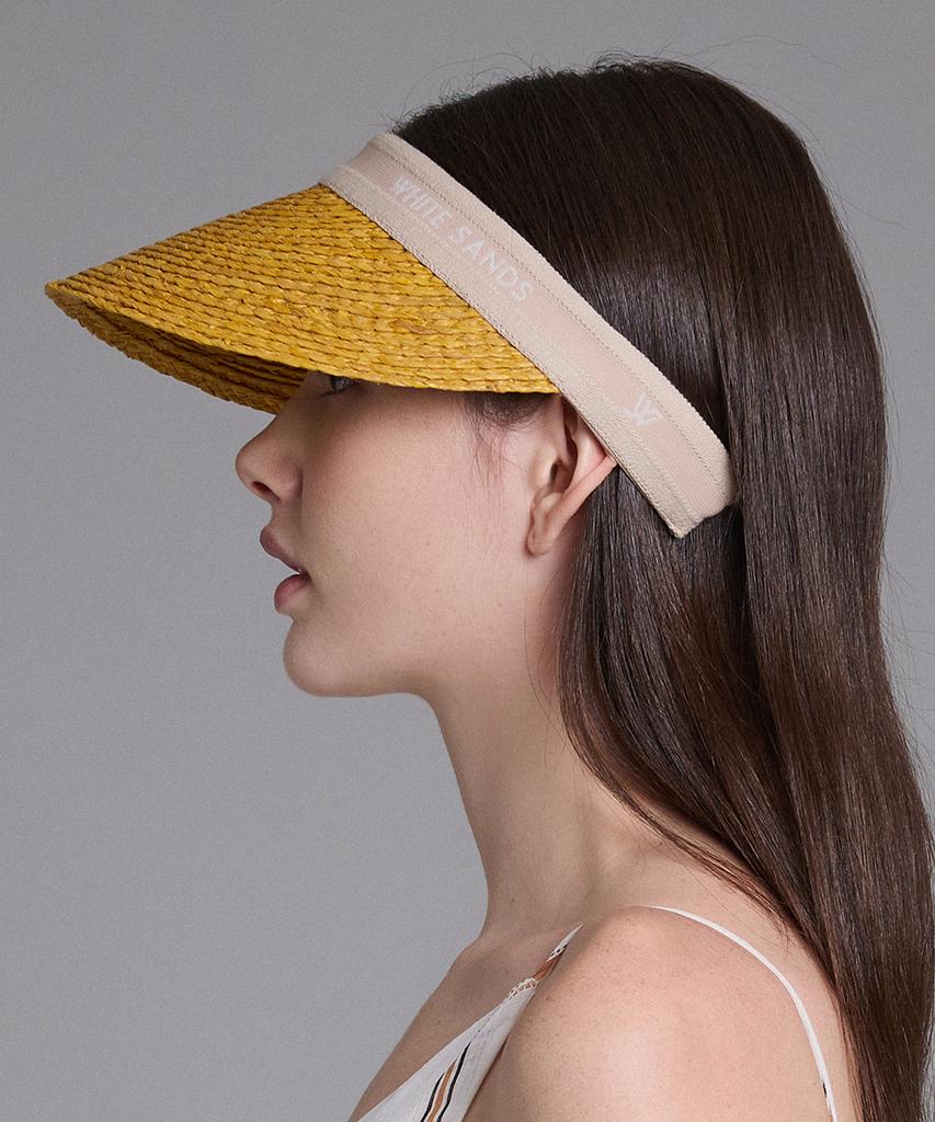 Hwaiteusaenjeu Natural Raffia Sun Cap Petra (8 Colors)