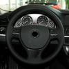 Dekorationsplåster för ratt Kolfiber Bilklistermärken För BMW 5-serie 2011-2017 F10 F18 528 525Li Interiör