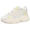 Fila Fusion Ade Retro Fabric Low-Top Marathon Running Shoes Women Sneaker Off-White T12W021105FSW