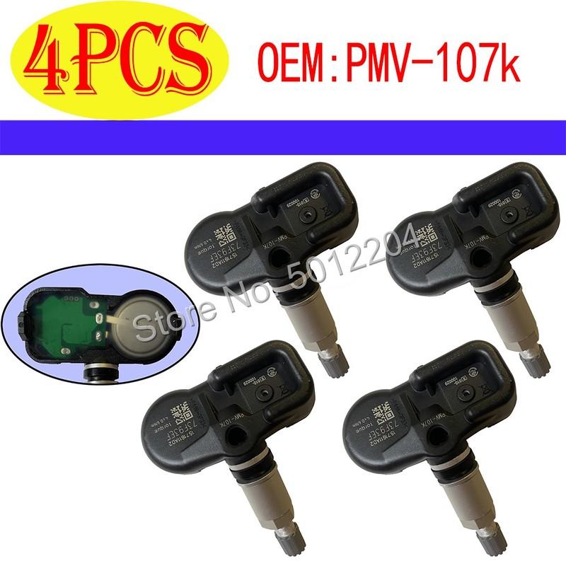 

4pcs tyre pressure sensor for 2005-2012 Lexus GS ES LS PMV-107k 433mhz TPMS tire pressure monitor snsor 42607-50010 4 PCS