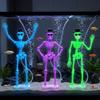 Ornamenti Teschio Danzante per Acquario Stampati in 3D Scheletro Ossigenante Mobile Paesaggio Subacqueo