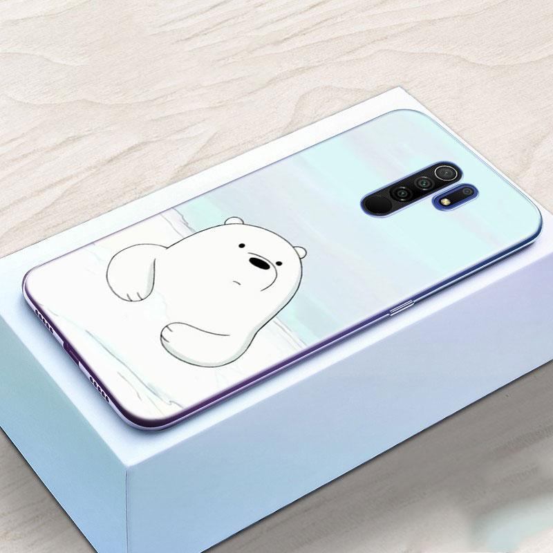 Lustige Cartoon Bär Silikon Handyhülle für Xiaomi Redmi Note 10 9 Pro Max 10S 9S 8T 8 8A 9 9A 9C 9T K40 Pro 5G Weiche Hülle