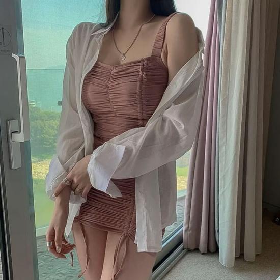Back Slit Oversized Linen Shirt (5 COLOR)