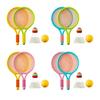 Dětská badmintonová tenisová sada Sportovní odolná tenisová raketa pro děti pro začátečníky, plážové hračky pro vnitřní a venkovní použití pro chlapce