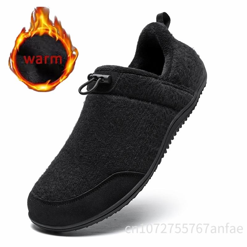 Couples Casual Cotton Shoes Comfortable Warm Cotton Shoes Non Slip Soft Sole Home Warm Cotton Slippers Indoor Outdoor Flats