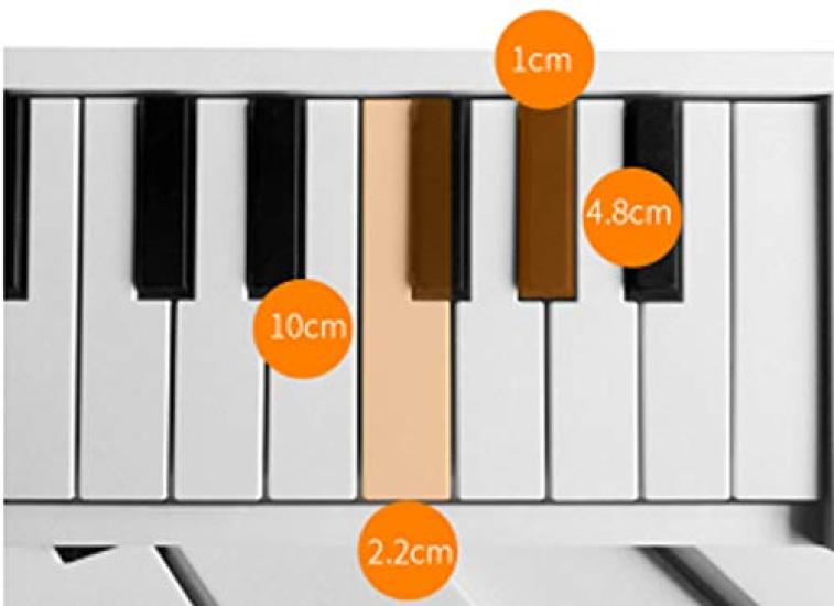TAHORNG OP88 Foldable Digital Piano MIDI Keyboard 88 Keys