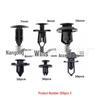 150-Piece Car Trim Panel Fasteners: 30 Types of Clips and Buckles