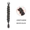 Synthetic Cool Girl Attachment For Braids Elastic Band Kanekalon Hair Extension Ponytail For Women Boxing Braid Hair Ponytail
