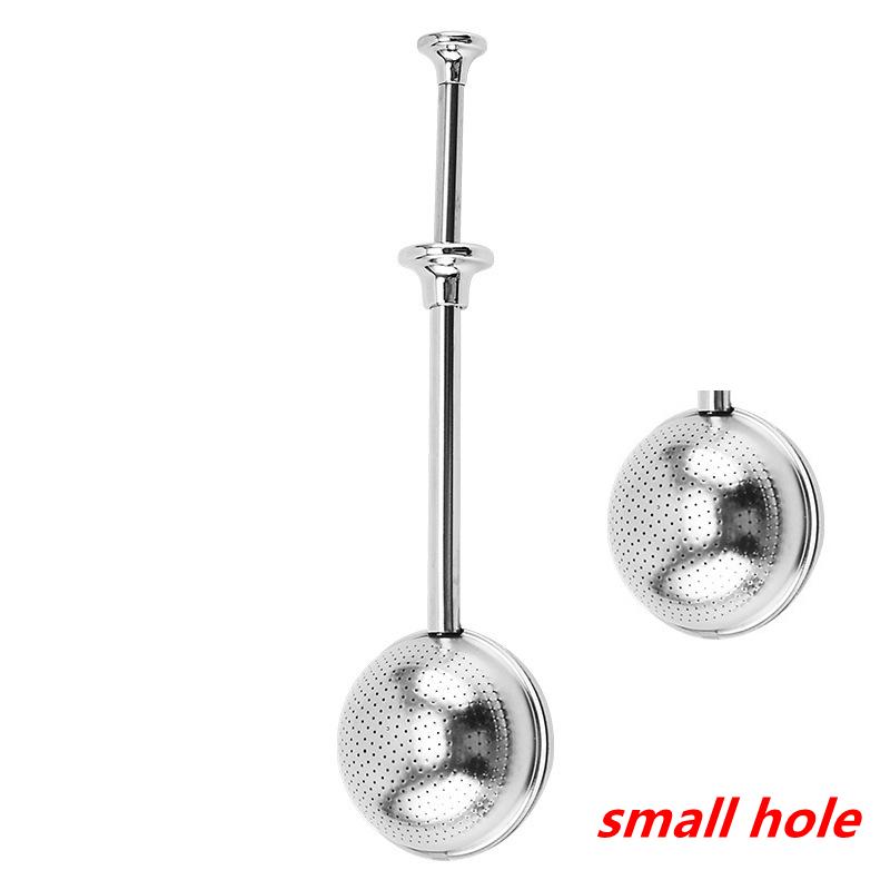 Retractable Design Tea Infuser Filter 304 Stainless Steel Ball & Pipe Shape Tea Strainer Kitchen Tea Brewing Accessory