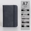 A7 Mini Pocket Notebook with Thick Leather Cover - Retro and Simple Design