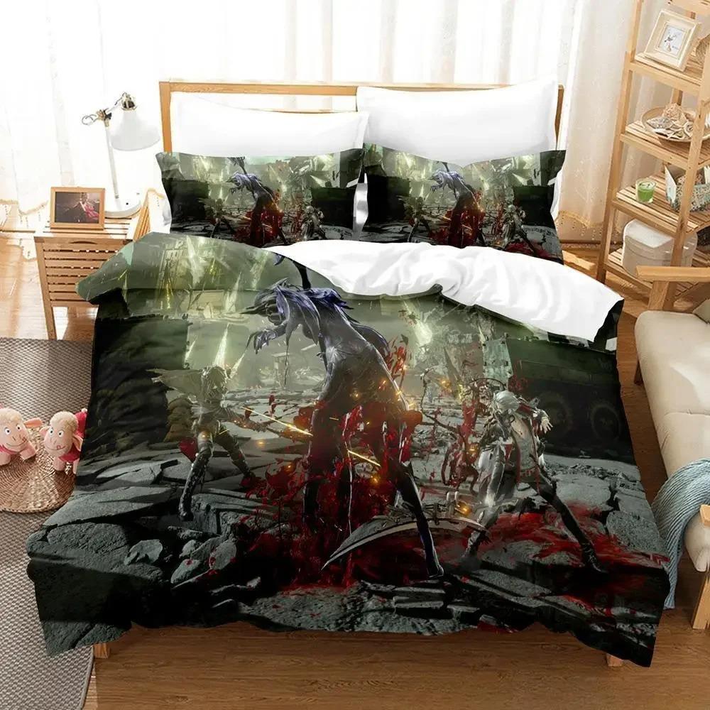

Game CODE VEIN Bedding Set Single Twin Full Queen King Size Bed Set Adult Kid Bedroom Duvet cover Sets 3D Anime Bed Sheet Set 70x133cm 2pcs