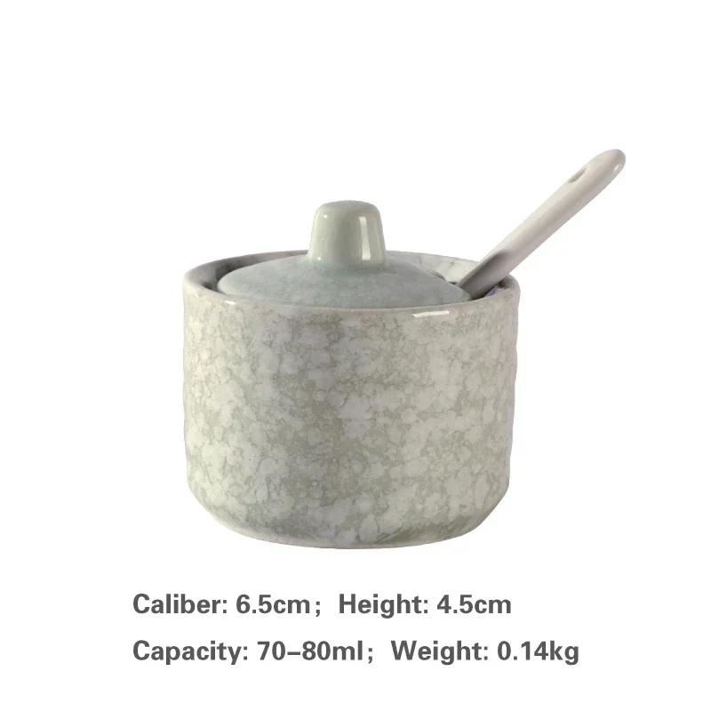 Creative Can Ceramic Seasoning Tank Kitchen Ware Storage Bottles and Jars Seasoning Bottle Japanese Seasoning Tank