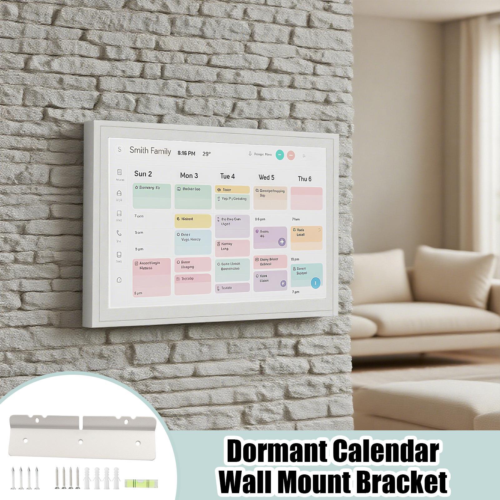 

Digital Calendar Wall Mount Bracket Digital Calendar Display Holder Bracket Adjustable Planner Accessories For Fridge Office China Mainland
