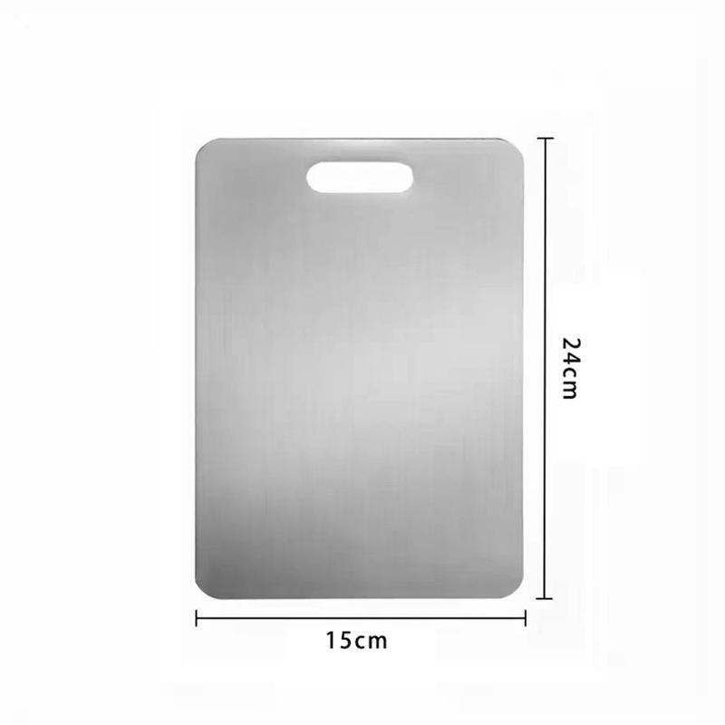 Stainless Steel Non-slip Thick Cutting Board - Large, Anti-mold, Needle Design for Household Use