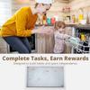 21.5 Inch Digital Calendar Interactive Touchscreen Electronic Chore Chart for Family Schedules Meal Planning APP