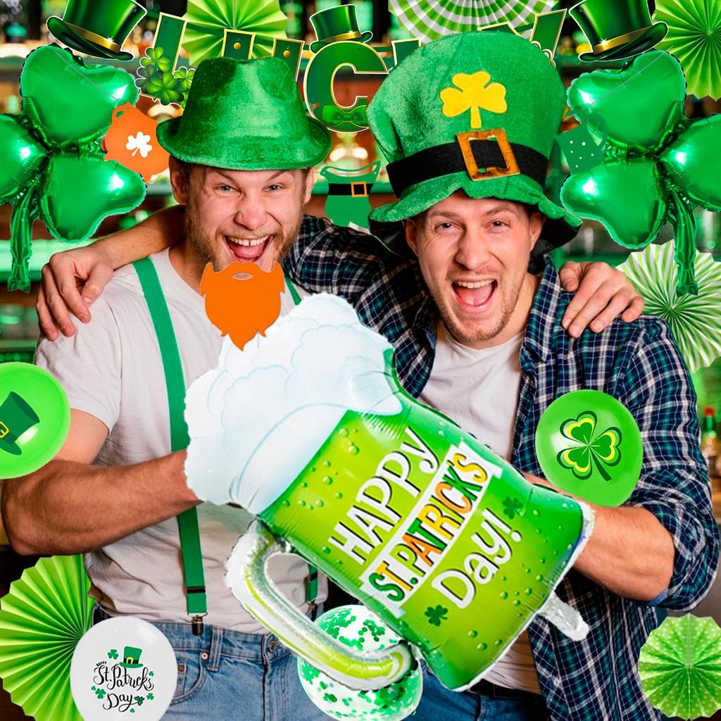 St Patricks Day Decoration,St Patrick's Day Party Decorations-St Patrick's Day Balloon Banner,St Patrick's Day Party Supplies&Irish Themed Party Decor
