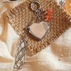 Mini Net Pocket Lipstick Bag Keychain Cherry Lipstick Cover Key Ring  Makeup Storage