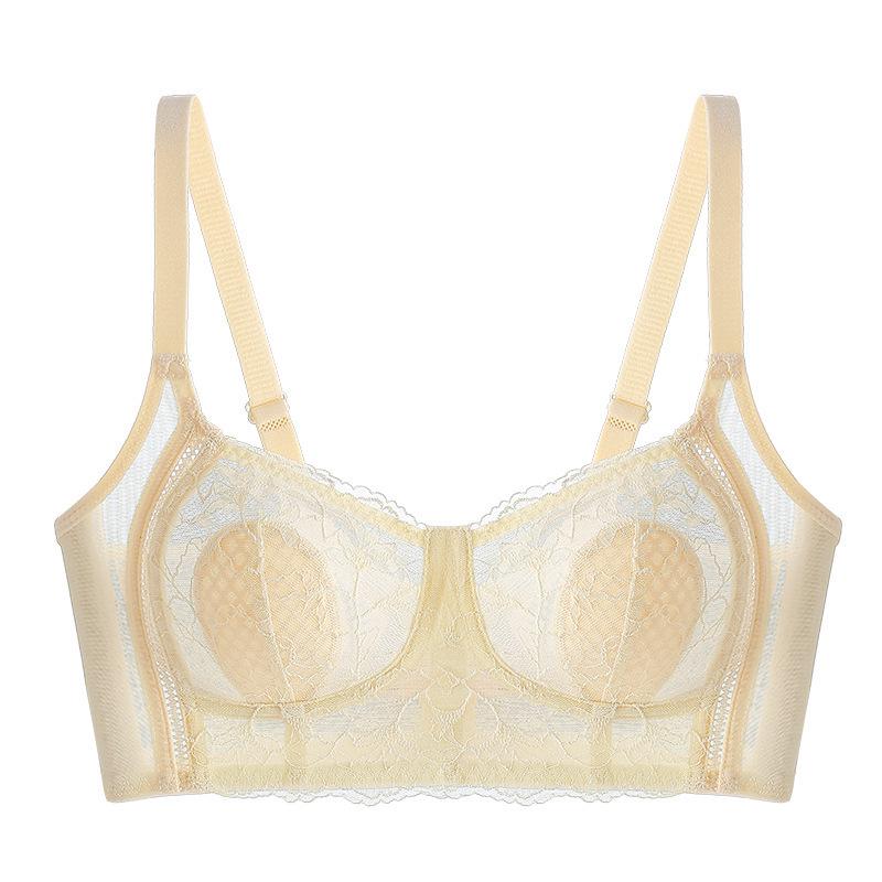 

Женский бюстгальтер полной чашки большого размера - Боковая поддержка, Предотвращение провисания, Регулируемый, Ультратонкий для элегантного силуэта 44/100DE