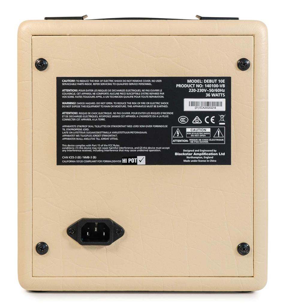 Blackstar Guitar Amplifier DEBUT 10E Tape Echo Effect Clean/Overdrive/Line In/Headphone Out/Built-in