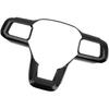 Steering Wheel Cover Molding Trims Accessories for 2024-2025 Ford Mustang (Carbon Fiber Style)