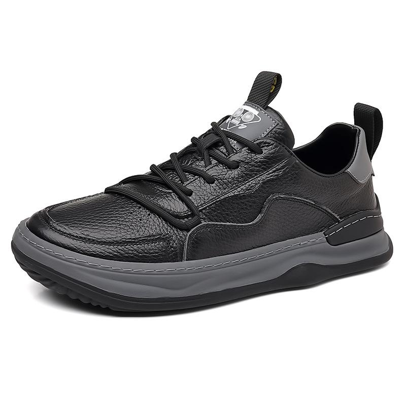 Summer New Men's Leather Breathable Men's Leather Shoes Sports and Leisure Shoes Clown Shoes Men's Shoes