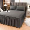 Solid Color Bed Skirt Single Bed Cover Wholesale Non-slip Mattress Protector 1.2M/1.5M/1.8M/2M (Without Pillowcase)