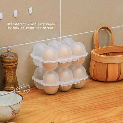 6 Grids Egg Storage Box, Household Refrigerator Crisper, Special Egg Storage Box, Egg Rack With Cover, Dust-Proof Egg Tray