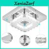 Elegant Square Crystal Led Ceiling Light Modern Minimalist Design For Living Room