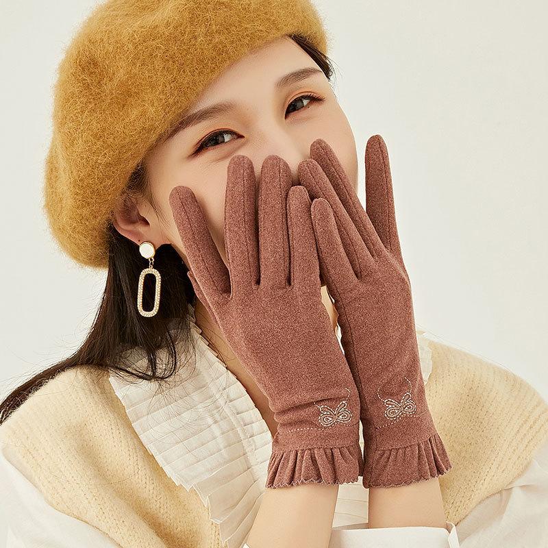 Winter warm gloves autumn and winter gloves outdoor cycling windproof and cold gloves winter kode velvet gloves