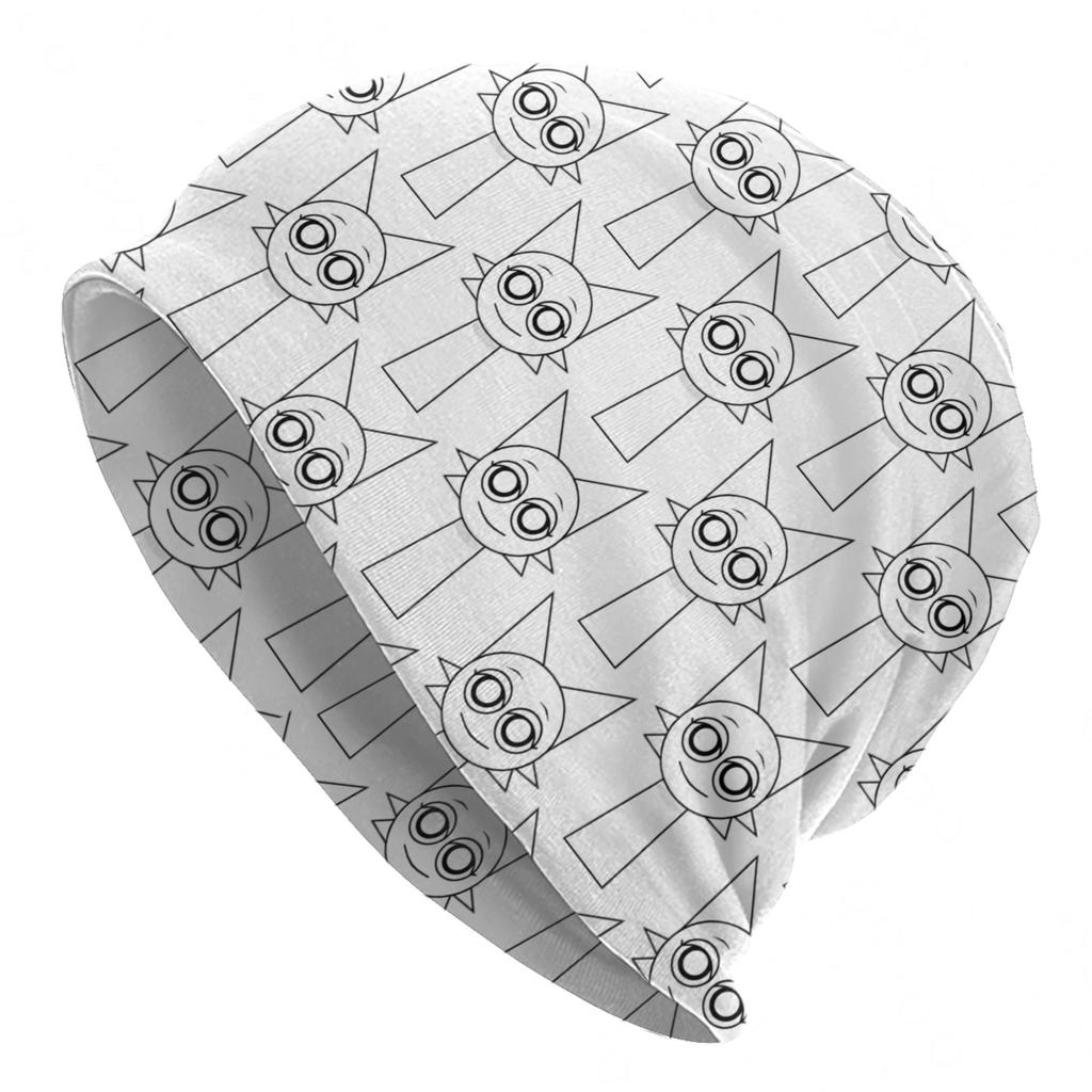 Sprunki Cartoon Anime Caps  Hip Hop Adult Street Skullies Beanies Hat Spring Warm Head Wrap Bonnet Hats