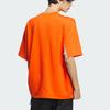 Adidas Future Style Short Sleeve T-Shirt With Printed Logo, Quick-Dry Sport Casual Men Tops Semi-Solar-Orange JI9884