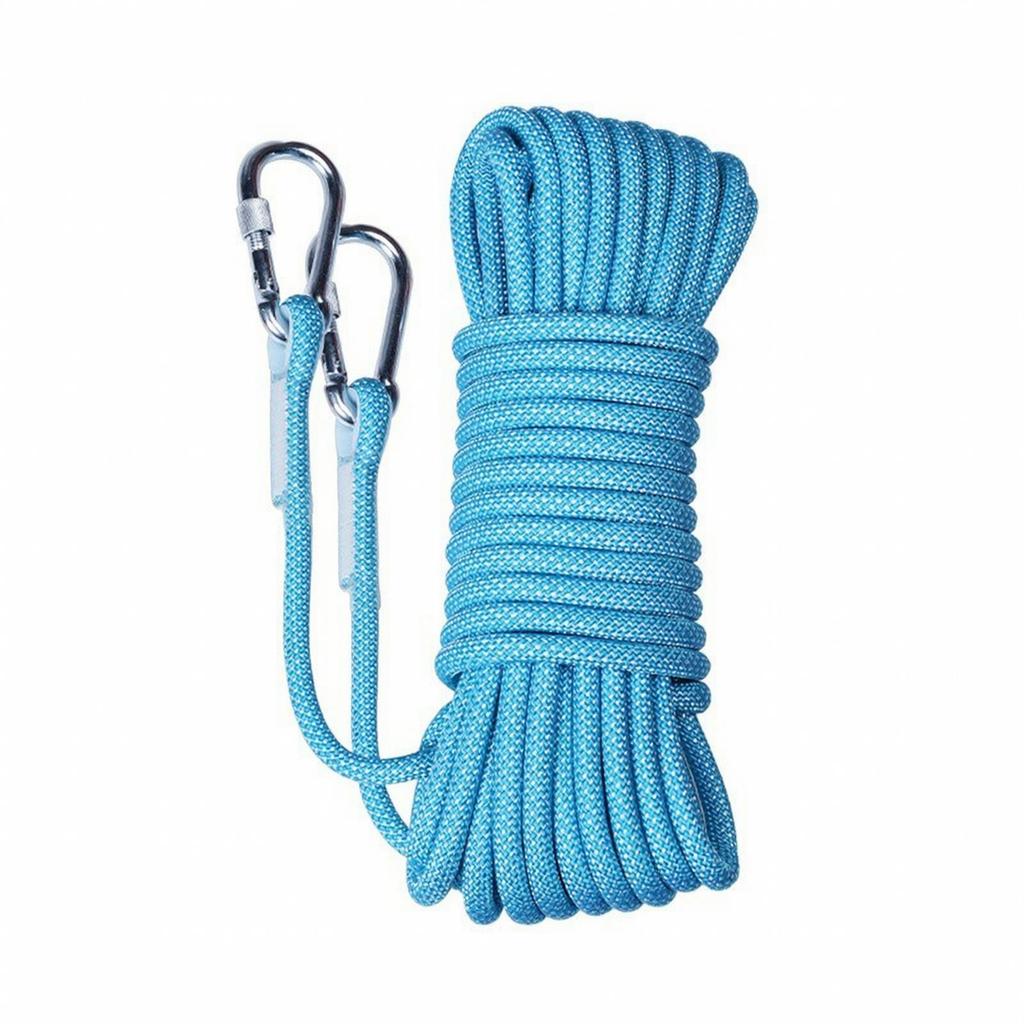 Clothesline Rope with Storage Bag Portable Braided Synthetic Cord Lightweight