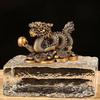 Chinese Auspicious Money Dragon Statuette  Resin Sculpture Feng Shui Decoration Home Living Room Bedroom Office Figurines