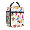 Plim-Plimsd Isolierte Lunchtasche, Kühltasche, Thermos-Lunchbox für unterwegs