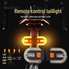 Wireless Remote Control Turn Signal & Horn Taillight for Night Riding with USB Charging