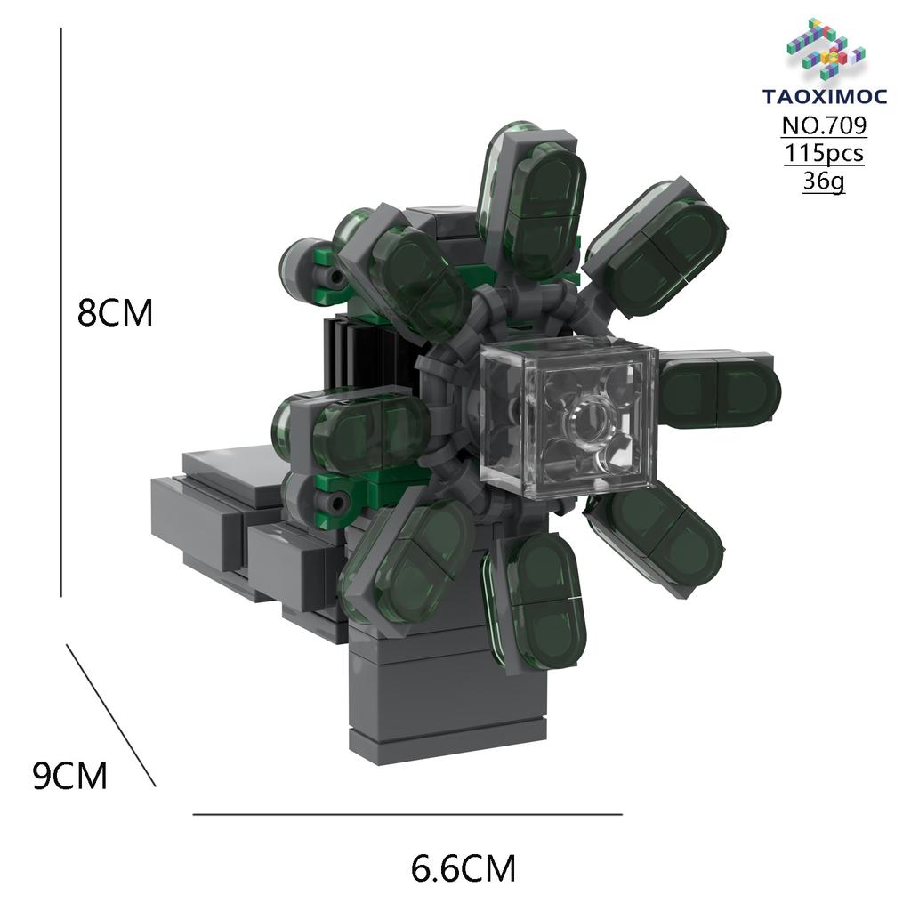 Zoonomaly – Deformierte Zoo-Bausteine mit kleinen Partikeln – Kinderspielzeug